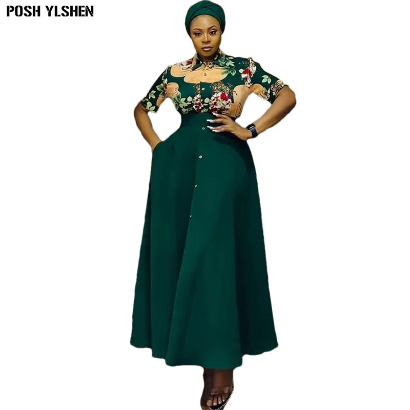 Jilbab-Two-Piece-Muslim-Sets-Clothes-for-Women-African-Dresses-Vacation-Outfit-2024-Tops-Skirt-Suit