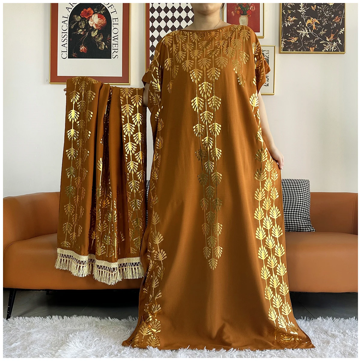 Muslim-Abayas-For-Women-Dubai-Stretch-Print-Hot-Stamping-Loose-Fit-Elegant-Dresses-Caftan-Marocain-Femme-5