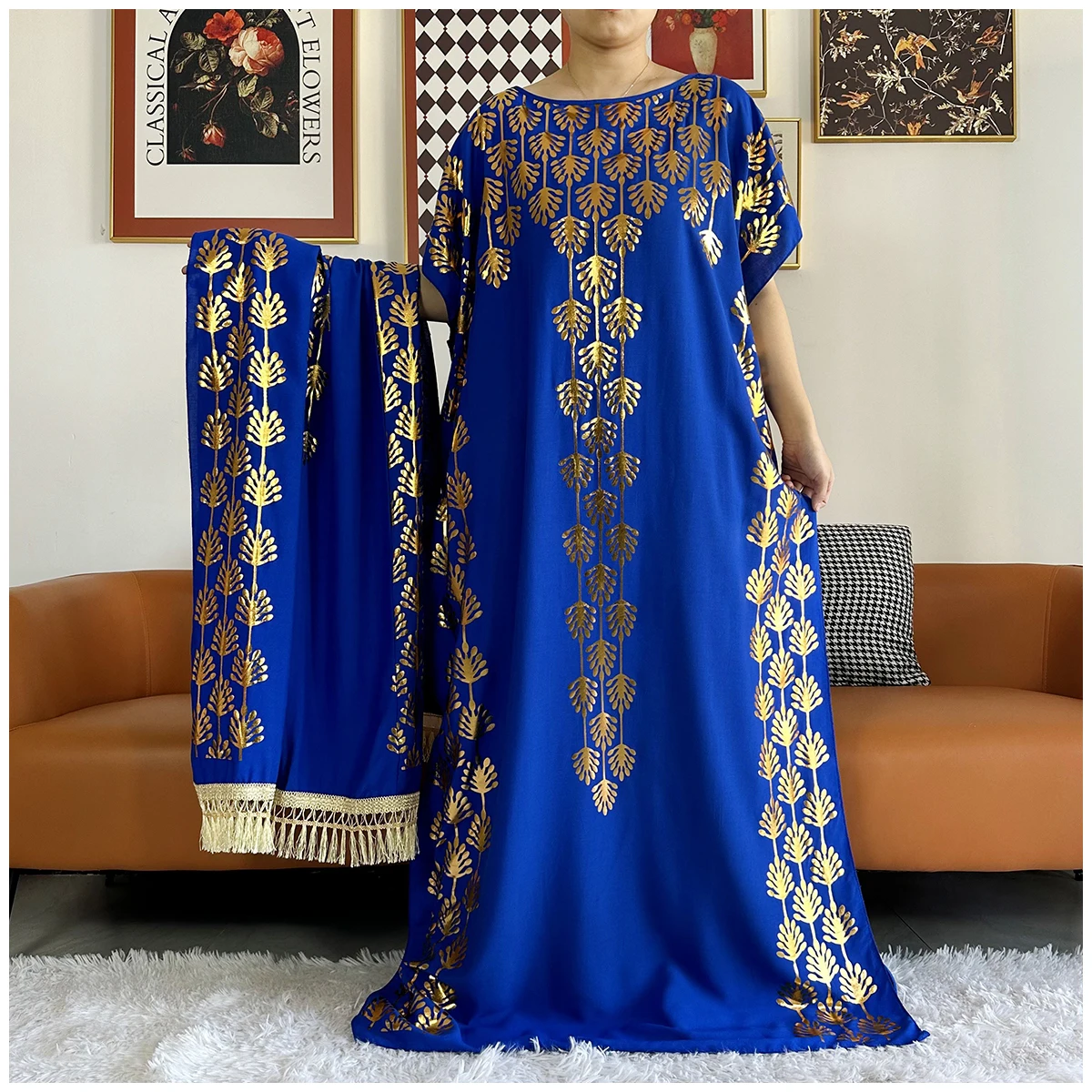 Muslim-Abayas-For-Women-Dubai-Stretch-Print-Hot-Stamping-Loose-Fit-Elegant-Dresses-Caftan-Marocain-Femme